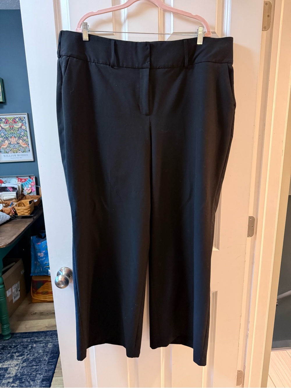 Lane Bryant Black Wide Leg Dress Pants